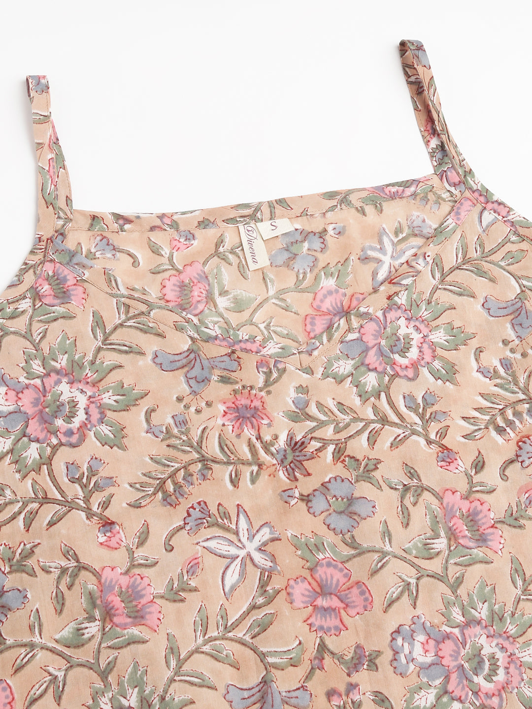 ElyoraFloral Printed Pure Cotton Short Night suit