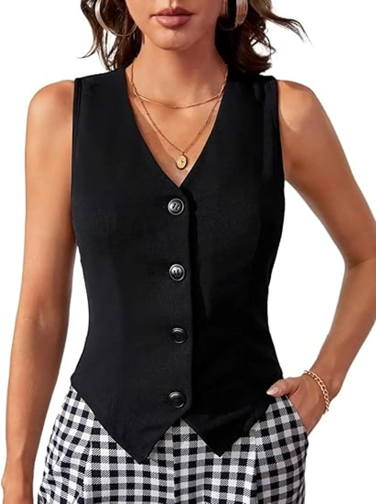 Women Blazer Open Front Top